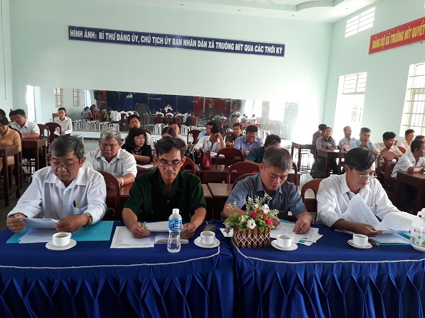 Hội đồng nhân dân xã Truông Mít: Tổng kết hoạt động năm 2016